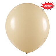 Balões Beige 60cm: Decore com Elegância! - imagem 1