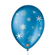 Balões Floco de Neve Azul: Decore Sua Festa! - imagem 1
