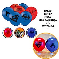 Balões Liga da Justiça Festcolor: Festa Épica! - imagem 1