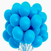 Balões Número 7 Azul Claro - Decore Sua Festa com Estilo! - imagem 1