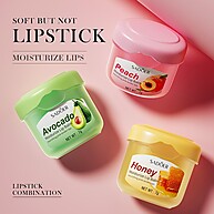 Bálsamo Labial Abacate/Pêssego/Mel: Hidratação Intensa - imagem 1