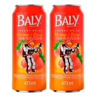 Baly Energético: Kit Morango e Pêssego 473ml - imagem 1