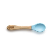 Colher de Treinamento com Cabo em Bambu Bam n Boo Azul Fisher Price - Ideal para Bebês a Partir de 6 Meses - imagem 1