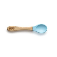 Colher de Treinamento com Cabo em Bambu Bam n Boo Azul Fisher Price - Ideal para Bebês a Partir de 6 Meses - imagem 2