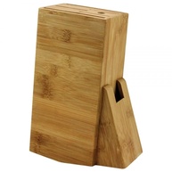 Porta Facas em Bambu Natural - Suporte Elegante e Prático para Cozinha - imagem 1