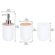 Kit Banheiro 4 Pçs: Elegância em Bambu! - imagem 2