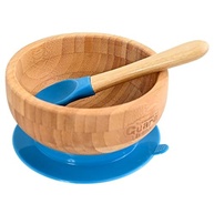 Tigela Infantil de Bambu com Ventosa - Turminha Guará Azul | Segura e Saudável para Refeições - imagem 3