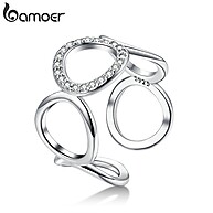 Bamoer Anel Circular YIR216 – Elegância Simples e Atemporal - imagem 1