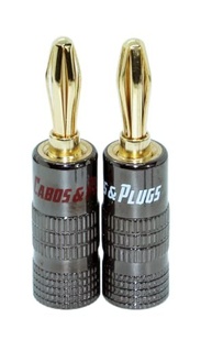 Conectores Banana Plug para Caixas de Som: Pack 8 Unidades Cinza Escuro - imagem 3