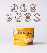 Mingau de Aveia Banana com Canela E Maçã com Canela Sem Glúten, Sem Leite e Vegano - 06 UNIDADES (pronto em 05 minutos) - imagem 3