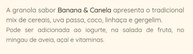 Granola Natural Life - Banana e Canela - 1Kg - imagem 3