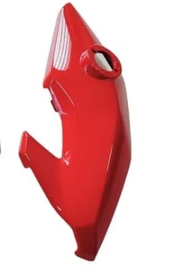 Par Bananinhas Laterais Vermelho Brilhante (Marrakesh) para Honda CG Titan 150, Fan 125/150/160 e Start (2014-2021) - imagem 4