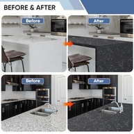 Kit de Tinta Epóxi para Bancada de Granito - Acabamento Premium para Cozinha e Banheiro | 38 ft² | Diamante Preto - imagem 5