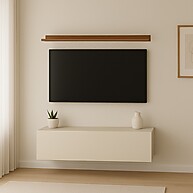 Bancada Suspensa 99cm com Gaveta Slat M20 – Moderna e Funcional - imagem 1