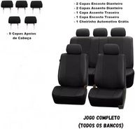 Capa Banco Carro Couro Courvin Cinza VW Gol G1 ao G7 - Proteção e Estilo - imagem 2
