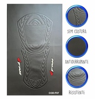 Capa Banco Moto Emborrachada 3D Preta Universal Fan: Aderência e Conforto Máximos - imagem 4