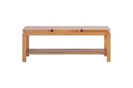 Banco de Madeira 3 Lugares com Sapateira – Design Moderno e Funcionalidade - imagem 5
