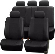 Capa Banco Automotivo Universal em Couro Sintético Preto - Proteção e Estilo para Seu Carro - imagem 1