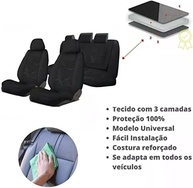 Capa Banco Automotivo Tecido Universal Vw Gol G3 1999-2005 - Proteção e Estilo - imagem 5