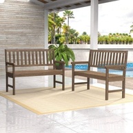 Bancos de Jardim Rústicos: Conforto e Estilo - imagem 1