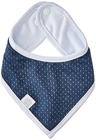 Zip Babador Bandana Azul Escuro - Estilo e Conforto para Bebês - imagem 2
