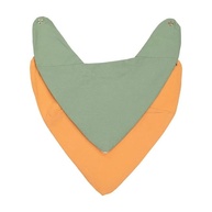 Babador Bandana Liso Papi Baby - Conforto e Estilo para Bebês com Tamanho Único (2 Unidades) - imagem 1