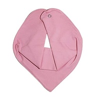 Baby Deluxe Babador Bandana 2 Botões em Malha Penteada Rosa - Conforto e Estilo para Bebês - imagem 2