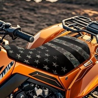 SEANATIVE Capa de Assento ATV/Moto Camuflada Bandeira EUA - Proteção Impermeável e Conforto Premium - imagem 5