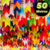 Bandeirinhas Juninas de Seda: Decore Sua Festa! - imagem 1