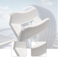 Suporte para Exibição de Pneus de Carro, Bandeja de Armazenamento Multiuso para Aros, Expositor de Rodas para Reparo Automotivo, Uso Doméstico E Ofici, Branco - imagem 5