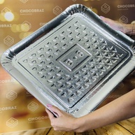 Bandeja Bolo Laminada Prata: Elegância na Sua Mesa! - imagem 1