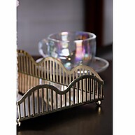 Bandeja com Espelho Dourada Lyor Wave – Elegância em Cada Detalhe - imagem 1
