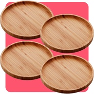 Bandeja de Bambu 20cm: Decore e Sirva com Estilo! - imagem 1