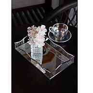 Bandeja Espelhada Lyor Ocean: Elegância Prateada - imagem 1