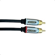 Cabo RCA BolaAzul 0.75M: Áudio Estéreo Cristalino com Conectores Banhados a Ouro 24K - imagem 3