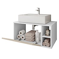 Gabinete Suspenso Towel Branco: Elegância e Praticidade no Banheiro - imagem 2