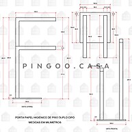 Porta Papel Higiênico Duplo Cipó Pingoo Prata – Elegância e Praticidade no Banheiro - imagem 2