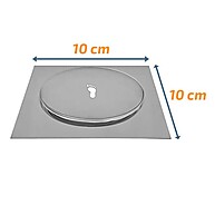 Ralo Inteligente Click 10x10 cm: Moderno e Prático para Banheiro - imagem 2