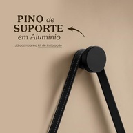 Espelho Redondo Adnet 60cm com Suporte em Alumínio - Estilo Escandinavo para Sala, Quarto e Banheiro - imagem 5