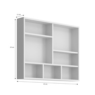 Espelheira 80cm: Organize e Decore seu Banheiro! - imagem 2