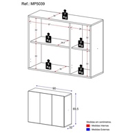 Balcão Multiuso 90cm: Organize seu Banheiro! - imagem 2