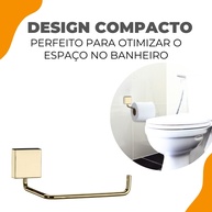 Papeleira Dourada: Elegância para seu Banheiro - imagem 2
