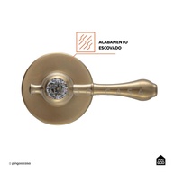 Acabamento de Registro Dourado Pingoo: Elegância para seu Banheiro - imagem 2