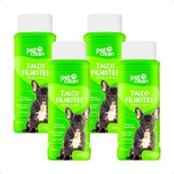 Banho a Seco Pet Clean: Kit 4 Talcos para Filhotes - imagem 1