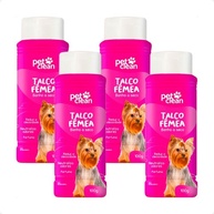Banho a Seco Pet Clean: Kit com 4 Talcos 100g - imagem 1