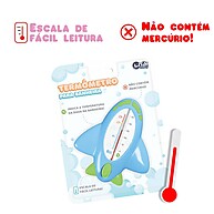 Termômetro para Banheira de Bebê Aviãozinho Azul Rosa – Segurança e Diversão em Cada Banho! - imagem 1