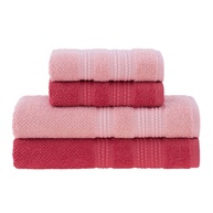 Jogo de Toalhas Buddemeyer Frape Dots Banho Rosa/Coral 4 Peças - Luxo e Conforto no Banho - imagem 1