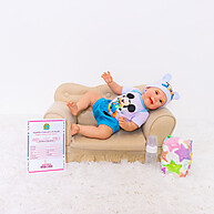 Bebê Reborn Mickey: Realista, de Silicone e Para Banho! - imagem 2