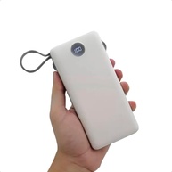 Carregador Portátil Power Bank 20000mAh Turbo Universal com Display Digital - Branco Original - imagem 1