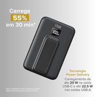 i2GO Power Bank 10000mAh MagSafe 15W: Carregamento Rápido e Suporte Integrado - imagem 4